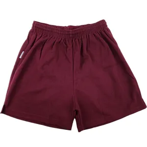 Maroon - Clearance School Mesh Shorts - P.E/Sports - 5-XL
