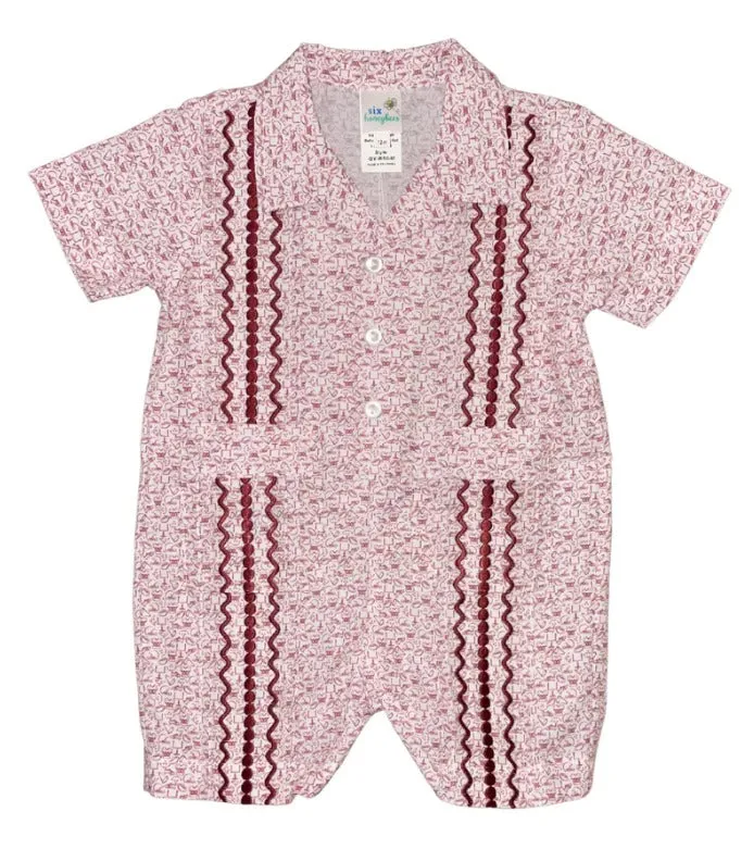 Maroon Game Day Romper || Tailgate Collection