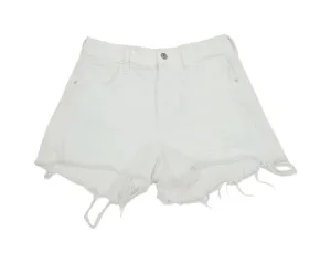 Mavi White Denim Short's - 25 (x-small)
