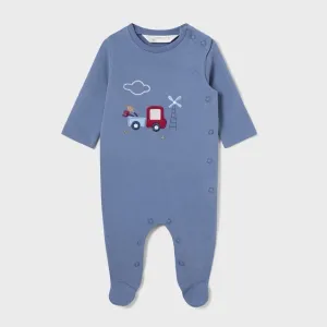 Mayoral Baby Boys Sleepsuit 2796 Blue Truck