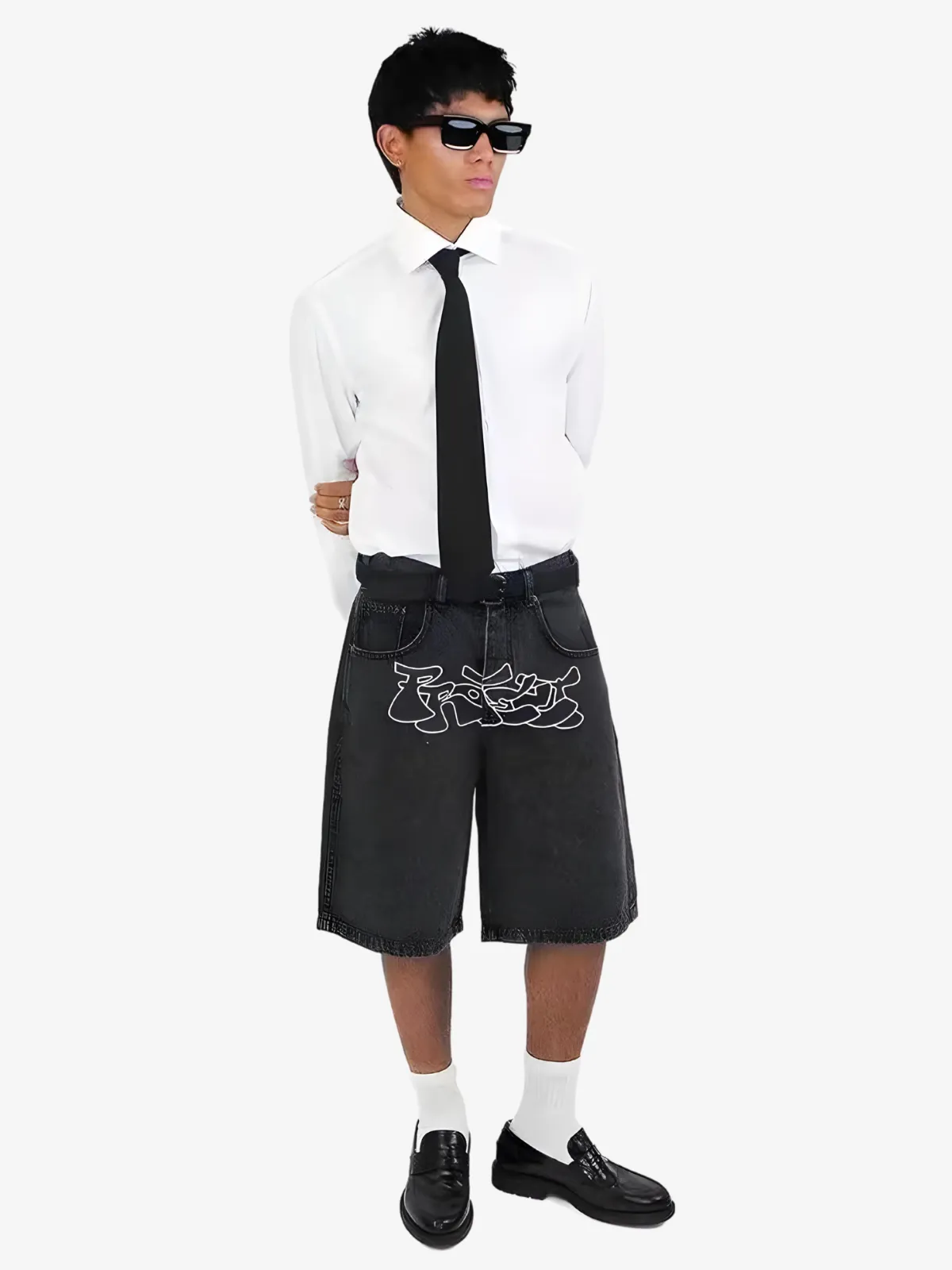 MEN'S HIGH STREET Y2K DENIM SHORTS