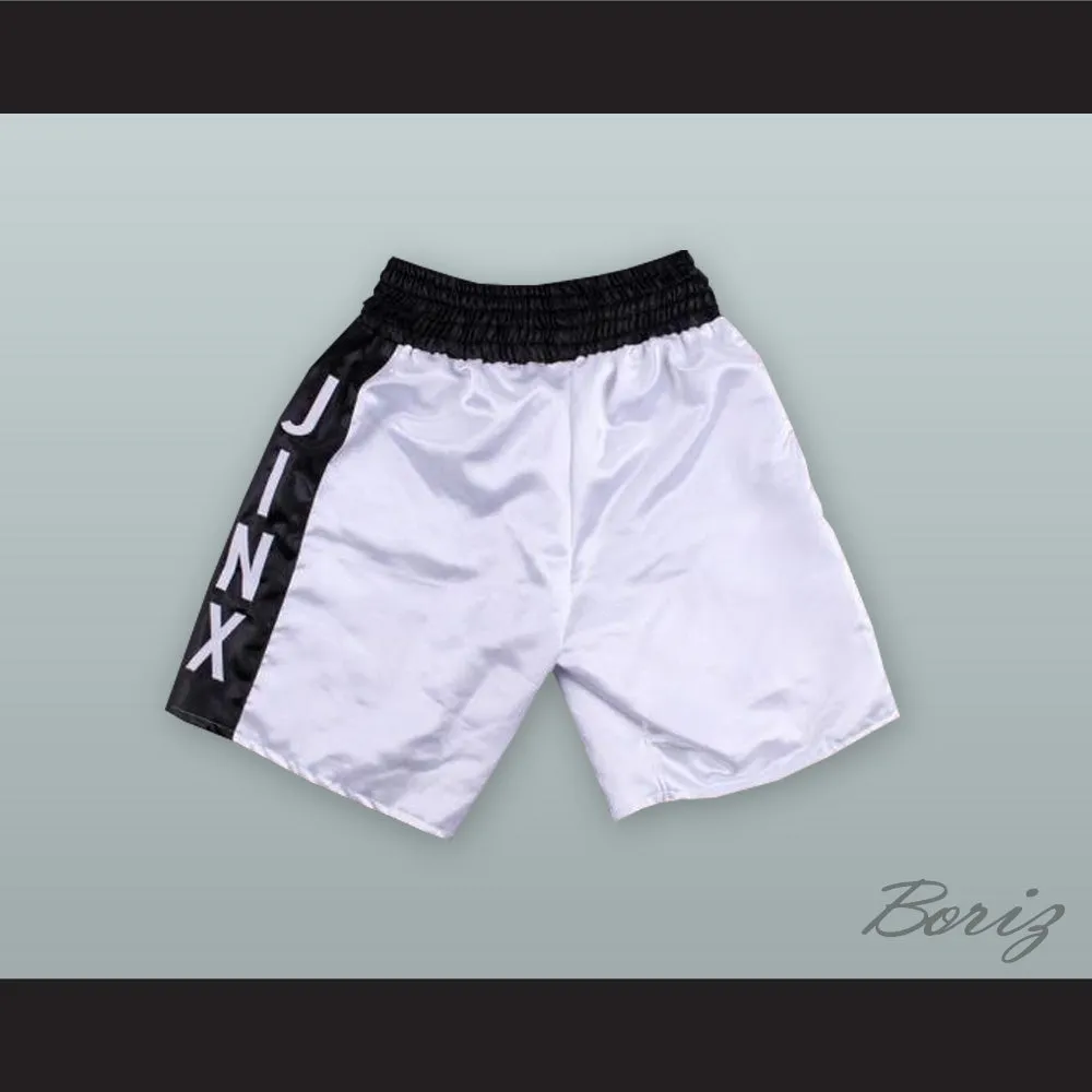 Michael 'Jinx' Spinks White Boxing Shorts