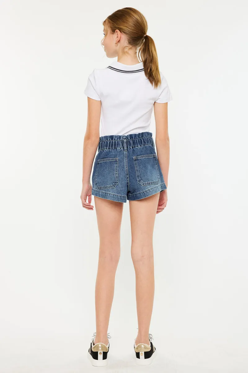 Mimi Paper Bag Kids Shorts
