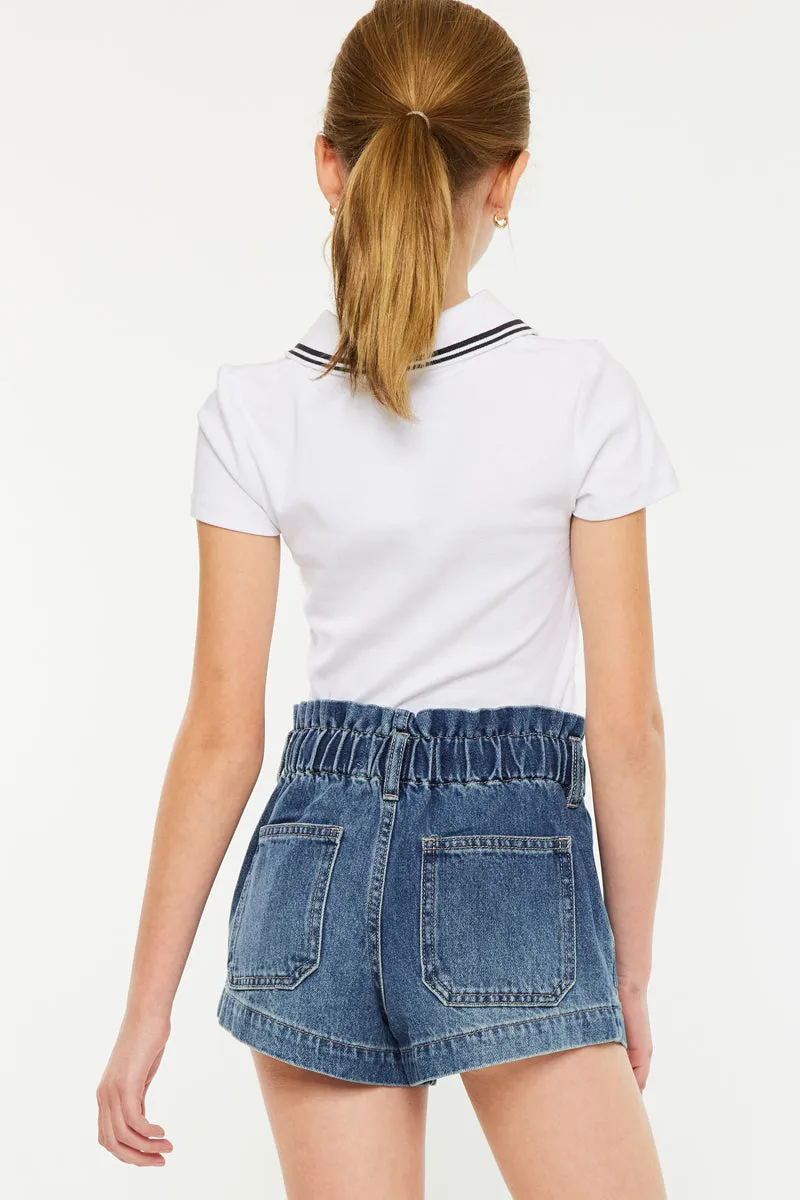 Mimi Paper Bag Kids Shorts