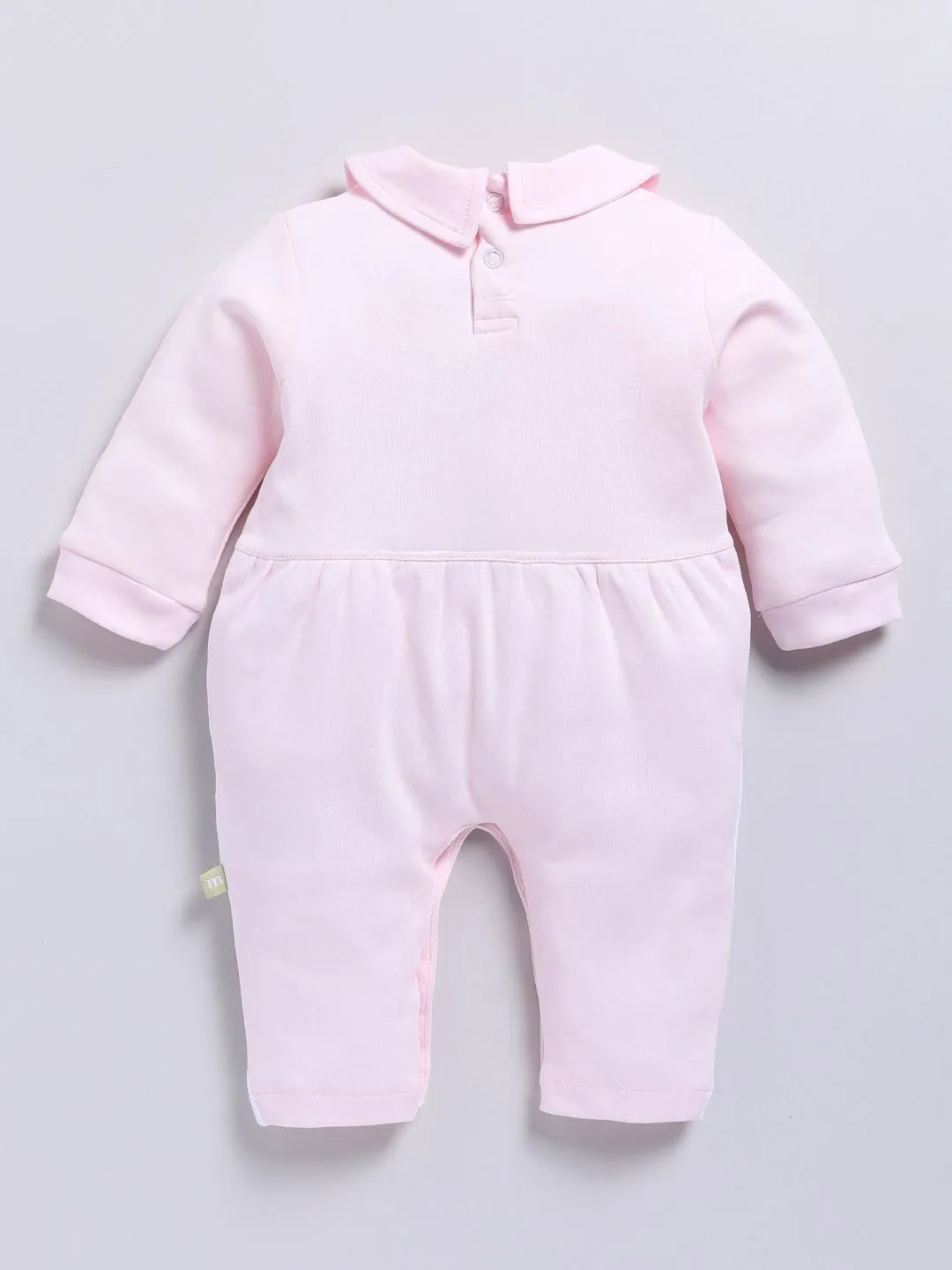 Moms Love Infant Boys Printed Pure Cotton Party Romper