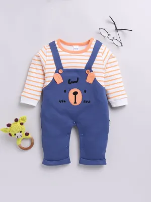 Moms Love Infant Boys Striped Pure Cotton Party Romper