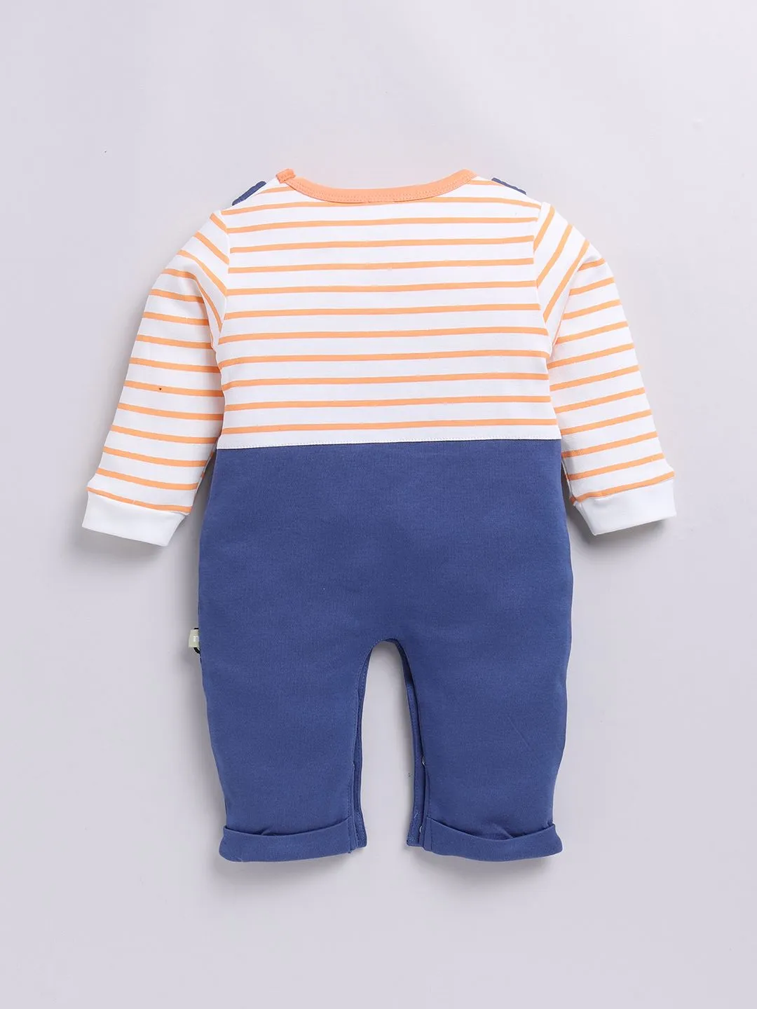 Moms Love Infant Boys Striped Pure Cotton Party Romper