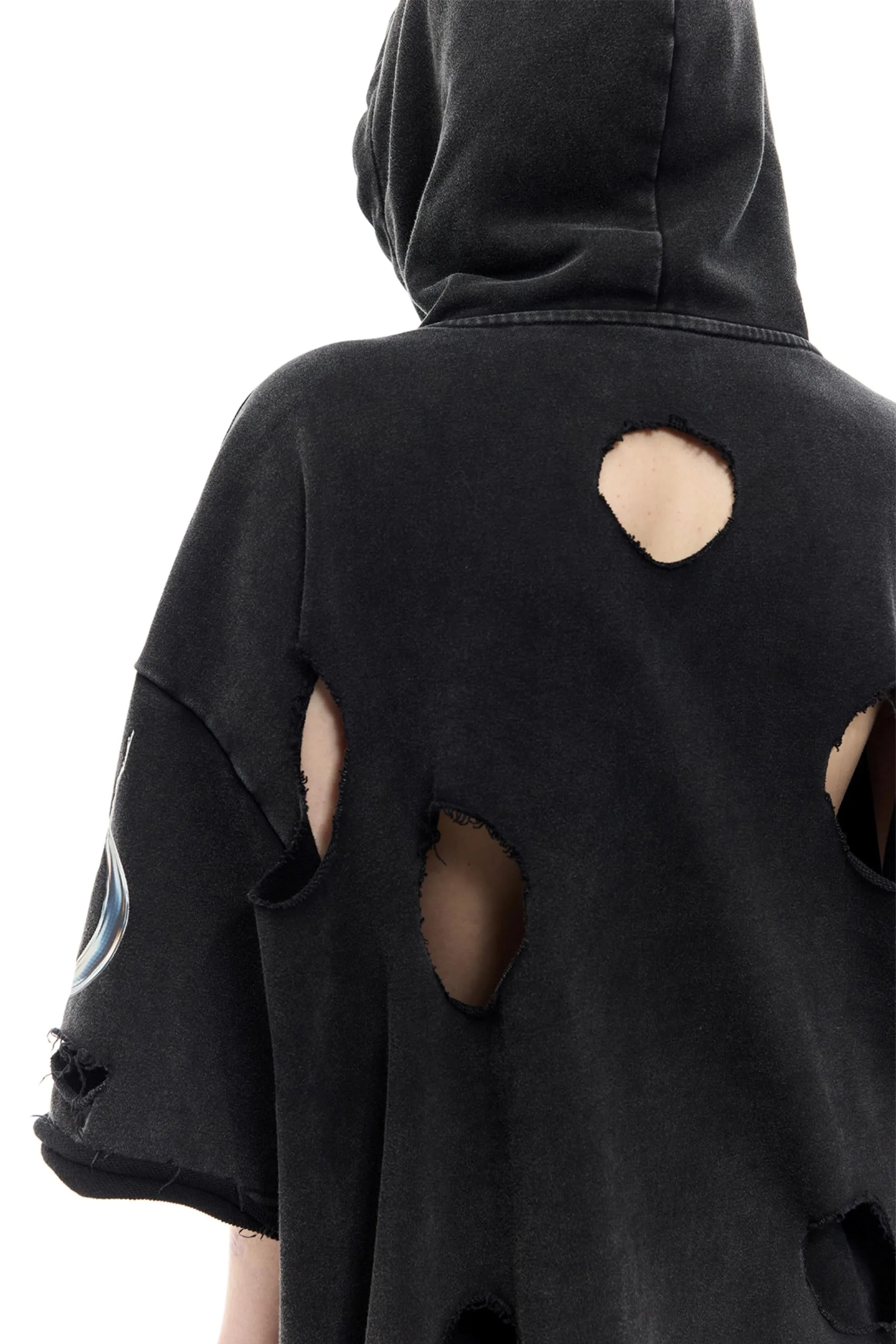 Moon Cut-Out Sweatshirt