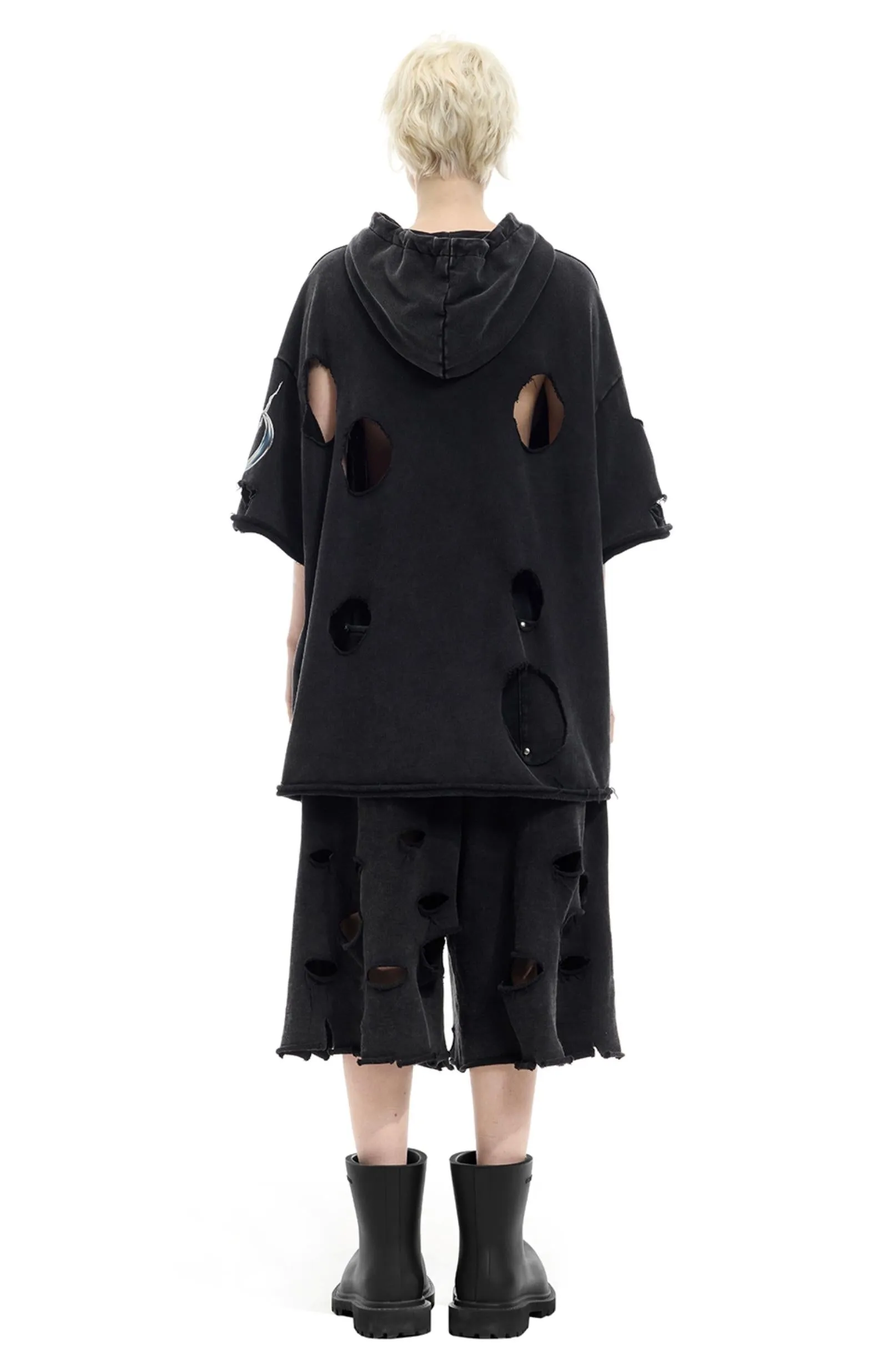 Moon Cut-Out Sweatshirt