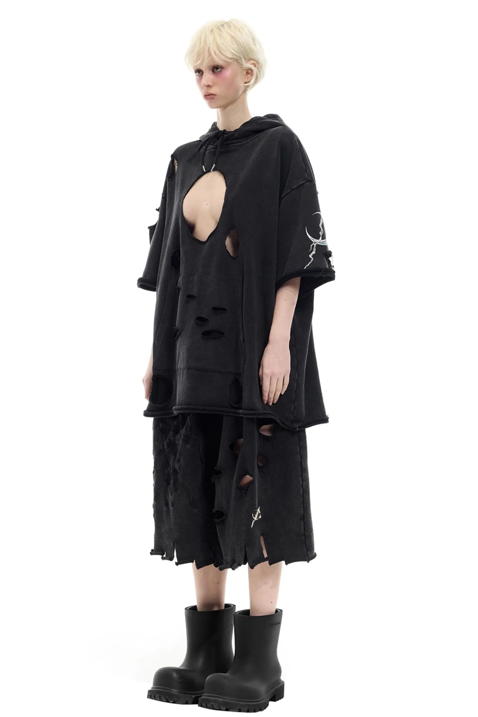 Moon Cut-Out Sweatshirt