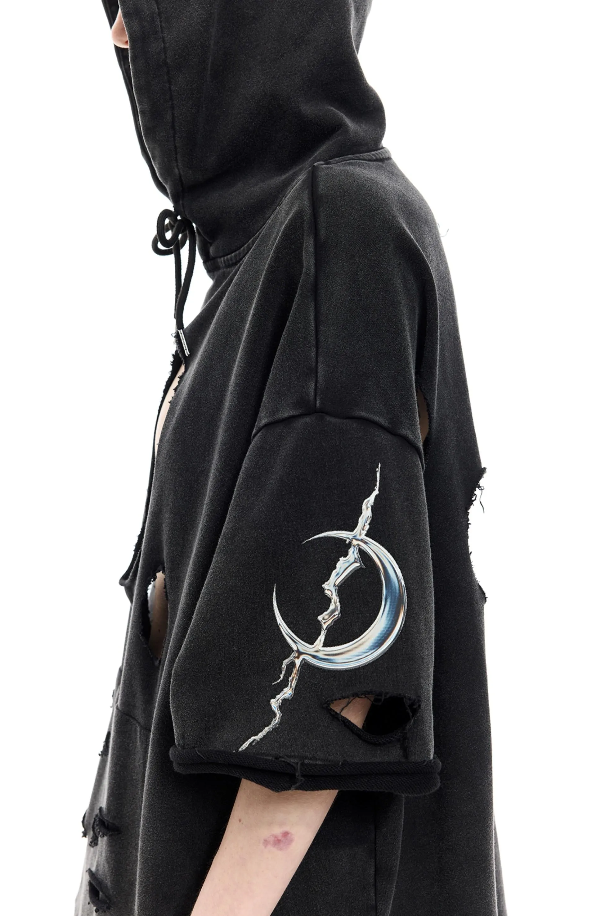 Moon Cut-Out Sweatshirt
