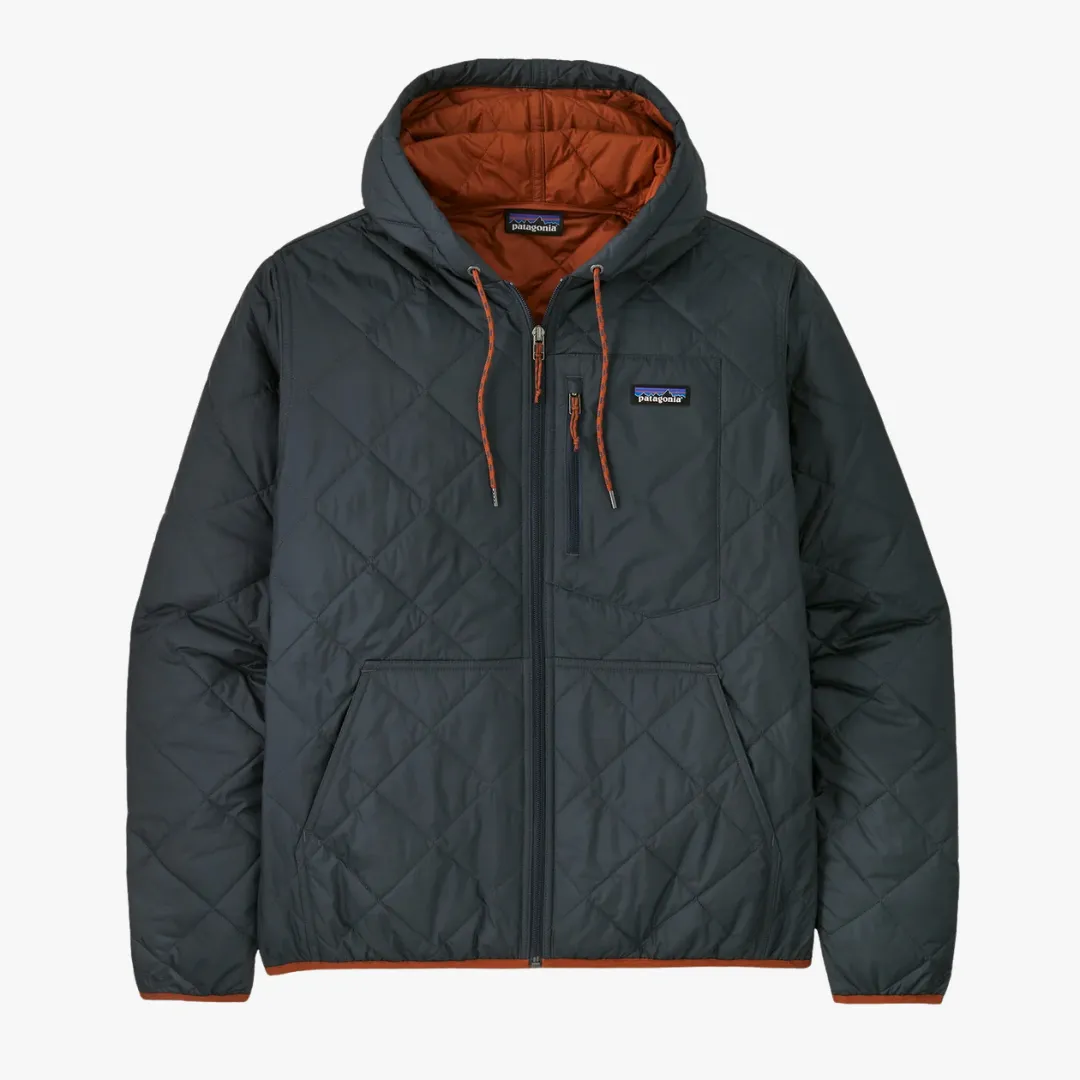 M's Diamond Quilted Bomber Hoodie