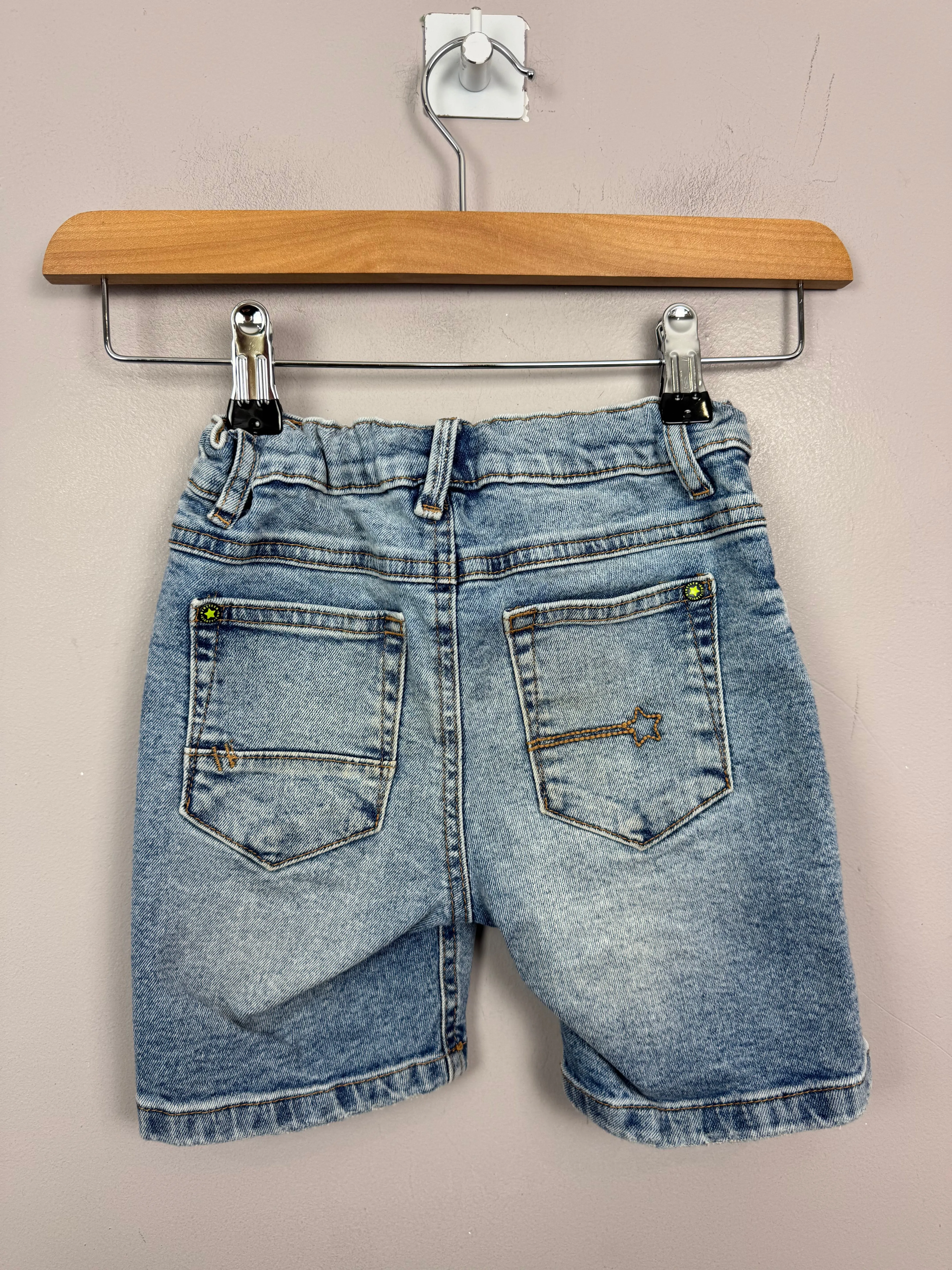 Next distressed denim shorts 3-4y