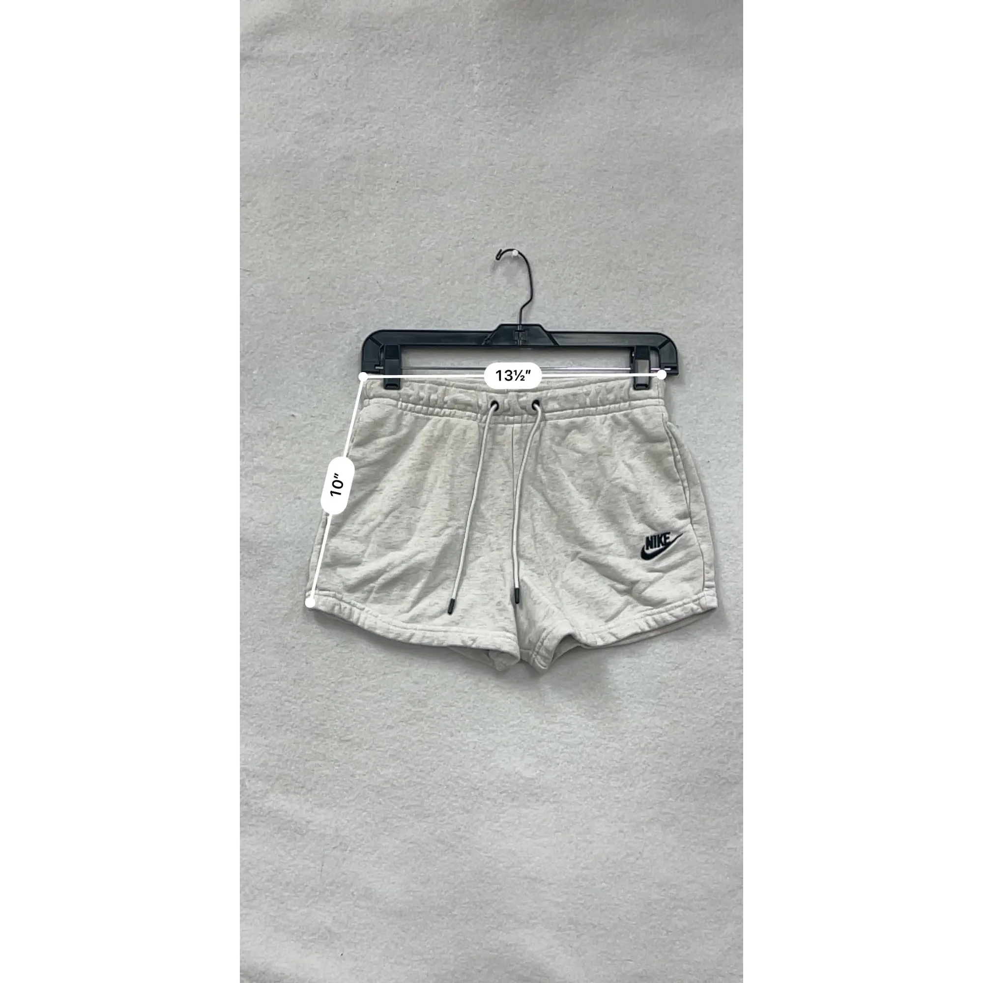 Nike Womens XS Gray Drawstring Athletic Shorts #6802