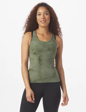 Notch Tank: Moss Tie-Dye