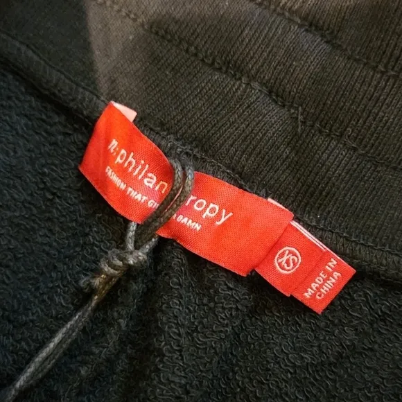 n:PHILANTHROPY Coco destroyed distressed sweat shorts