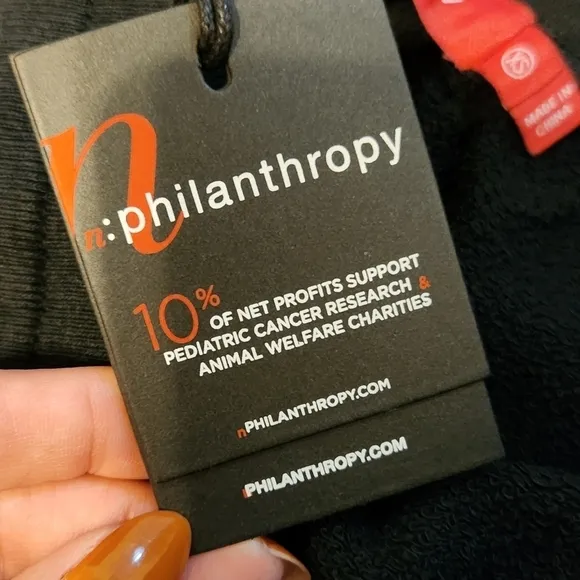 n:PHILANTHROPY Coco destroyed distressed sweat shorts