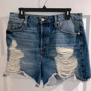 NWOT Bombshell Distressed High-Rise Denim Shorts