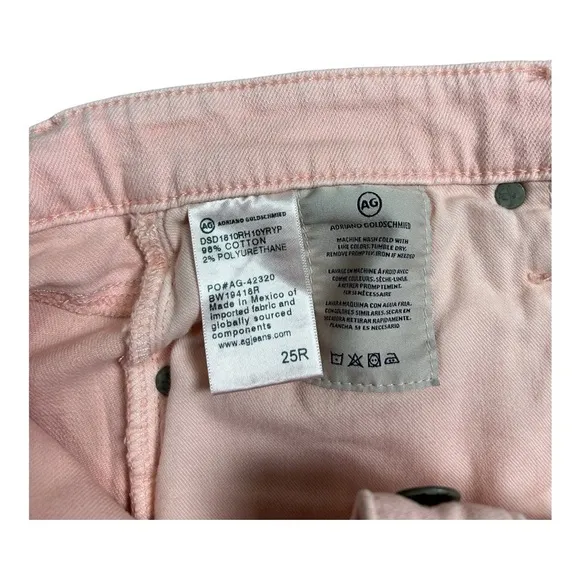 NWT Adriano Goldschmied The Byrne Ex Boyfriend Cut Off Shorts Size 25  [063]