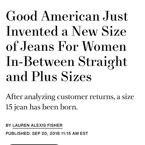 NWT! Good American distressed black jean shorts Sz 15W.