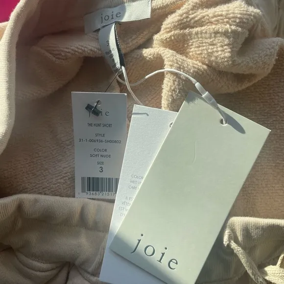 NWT - JOIE Tan Hunt Shorts ( Size 3/L)