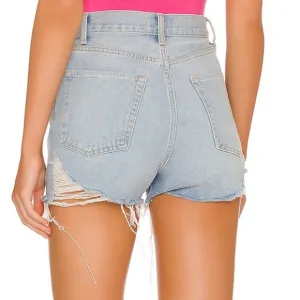 NWT Lovers   Friends Austin Super High Rise  Distressed Cut Off Denim Shorts