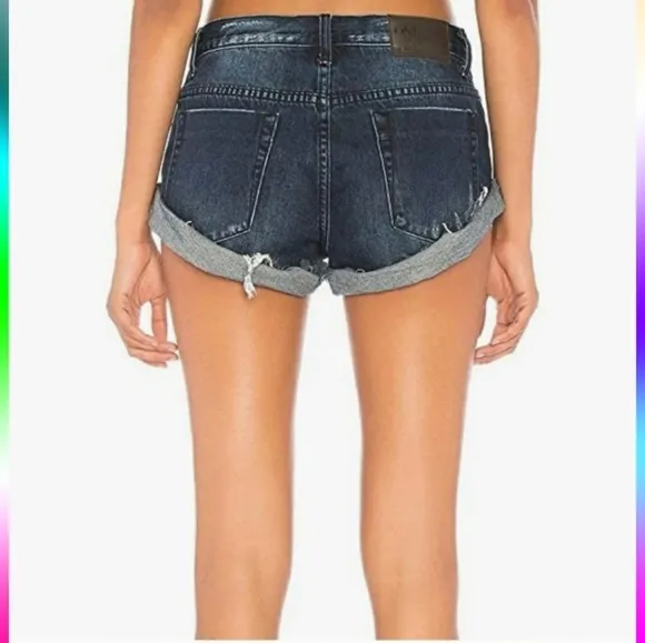 Nwt One Teaspoon Lone Star Bandit Jean Shorts