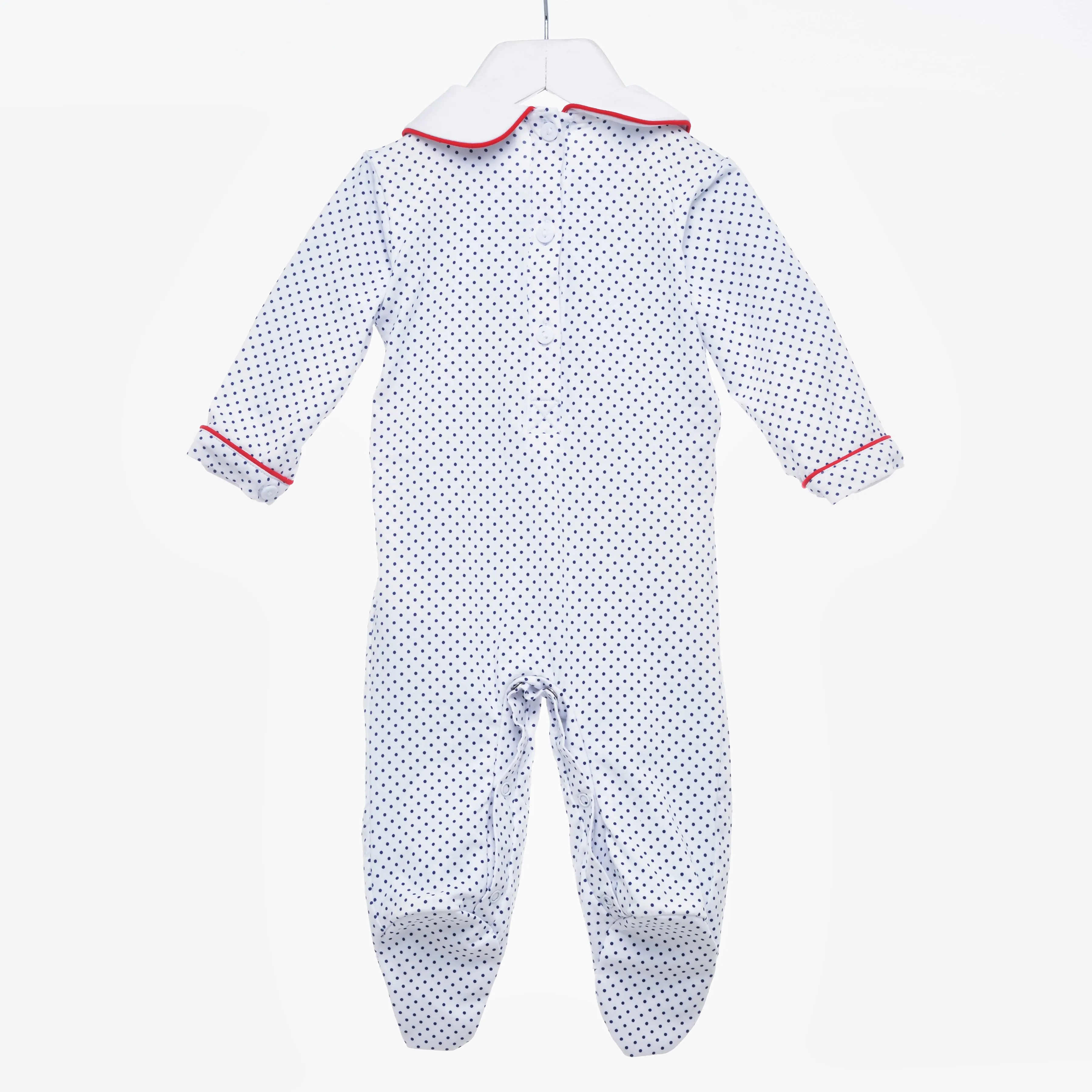 Ocean Baby Boys Full Front Smocked Sleepsuit (NB-18M)