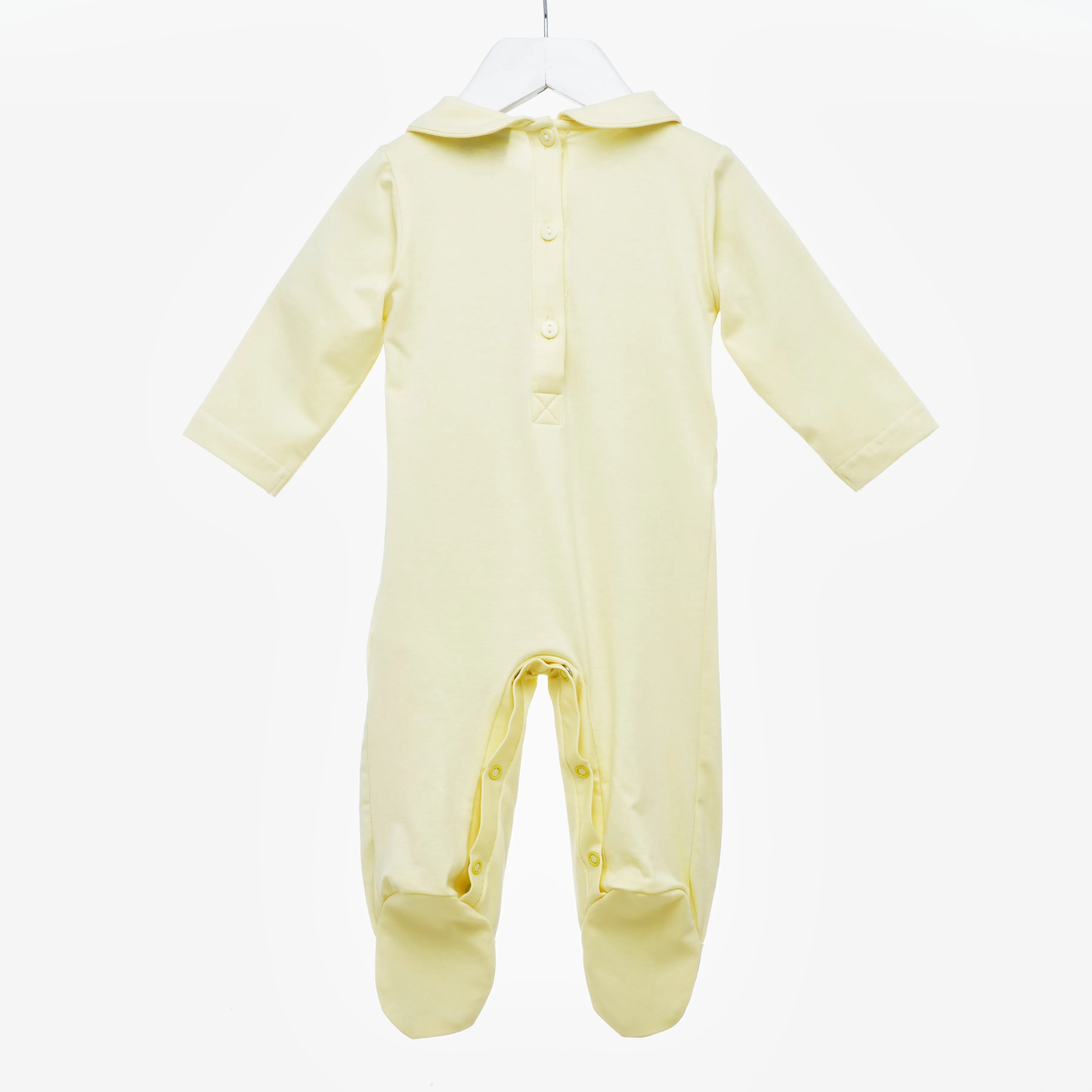 Ocean Baby Boys Smocked Bunny Sleepsuit & Bib Set (NB-18M)