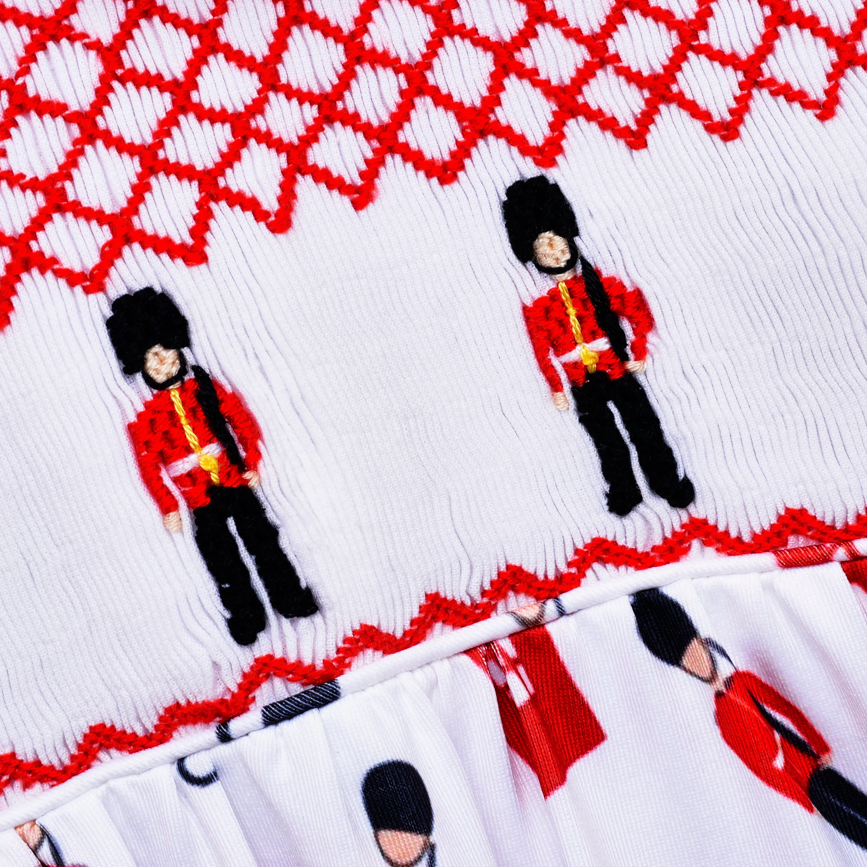 Ocean Baby Boys Soldier & London Themed Smocked Sleepsuit & Bib Set (NB-12M)