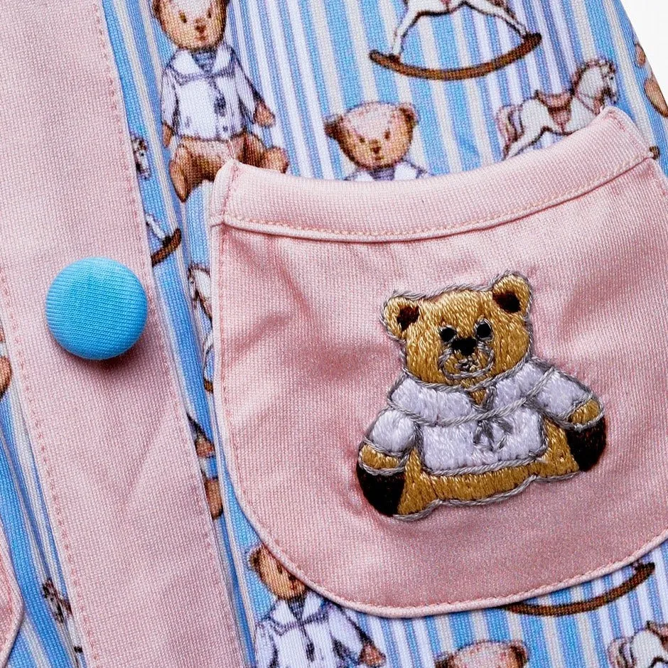 Ocean Baby Boys Vintage TeddyBear Sleepsuit (NB-12M)