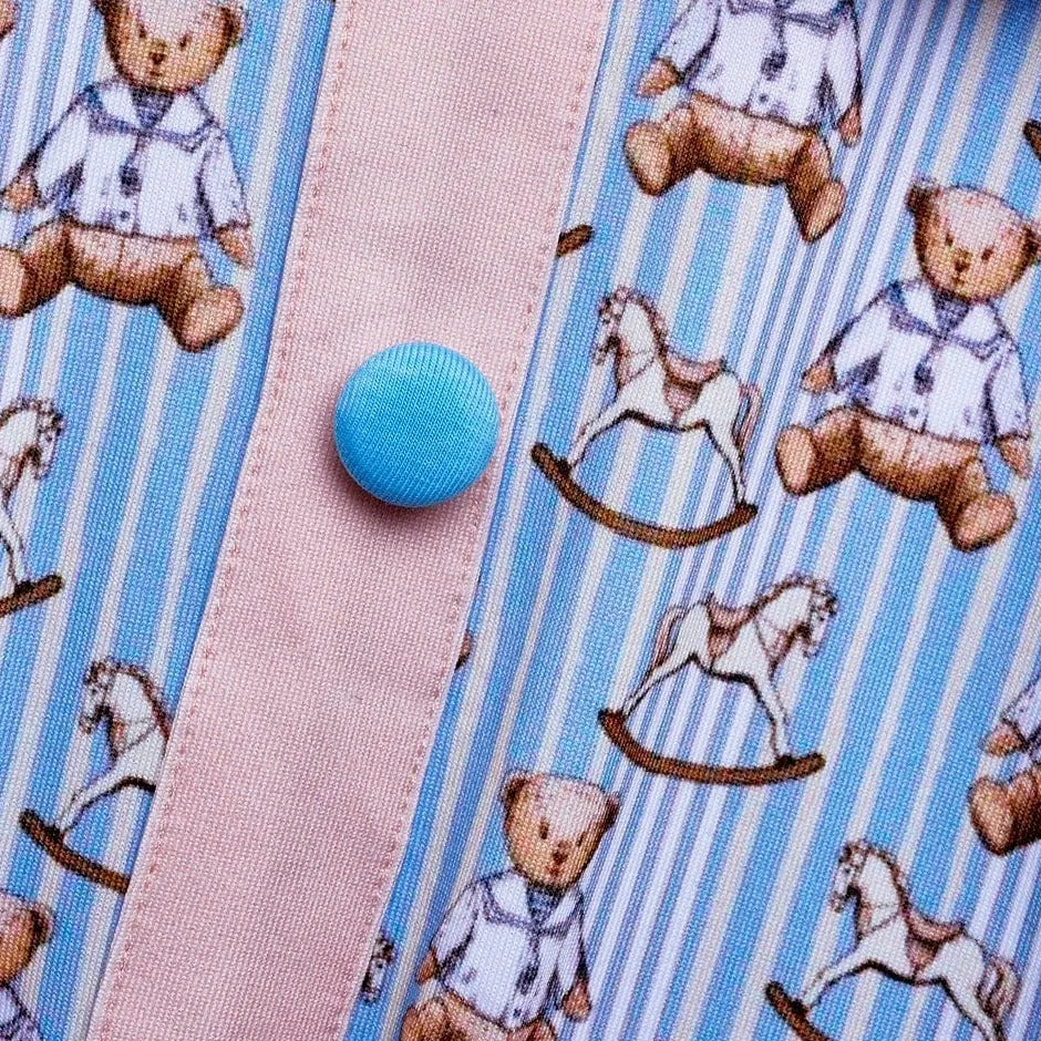 Ocean Baby Boys Vintage TeddyBear Sleepsuit (NB-12M)