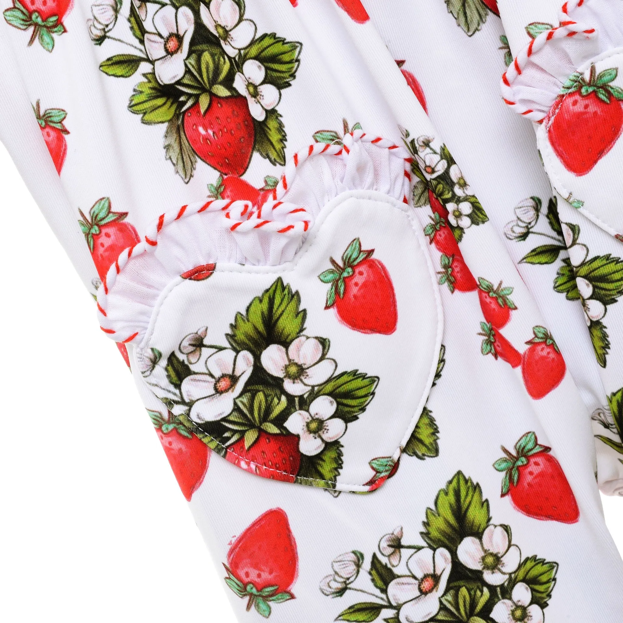 Ocean Baby Smocked Strawberry Sleepsuit & Headband Set (NB-18M)