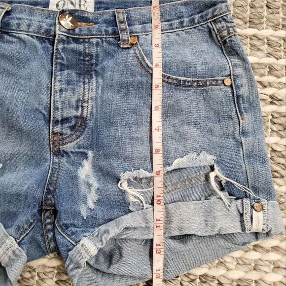 One by One Teaspoon Charters Shorts Size 25