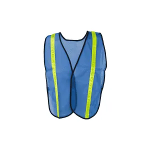 One Size Fits All Economy Safety Vest 1" Lime Tape (3 Colors)