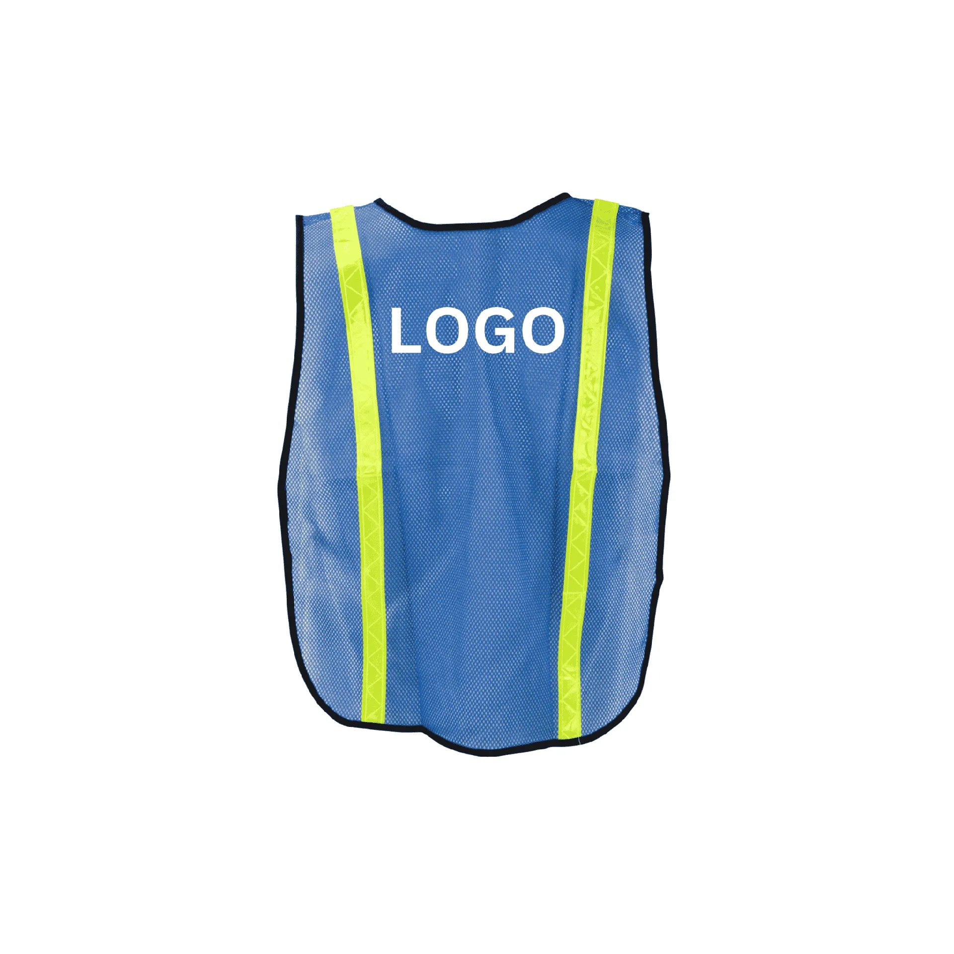 One Size Fits All Economy Safety Vest 1" Lime Tape (3 Colors)