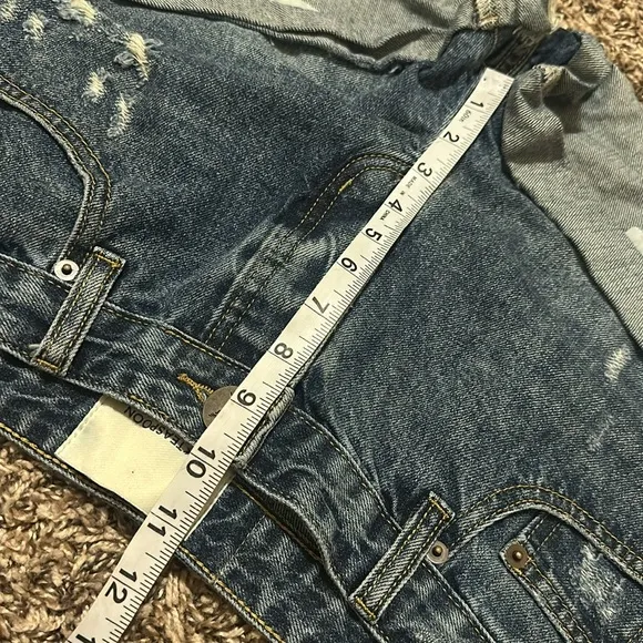 One Teaspoon Bandits Jean Denim Shorts Size 27