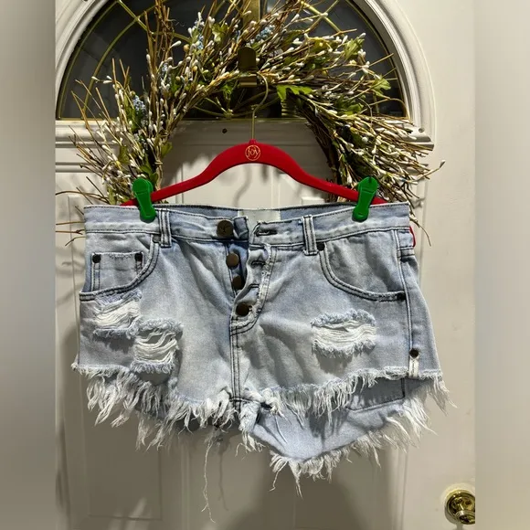 One Teaspoon Brandi’s Denim Shorts