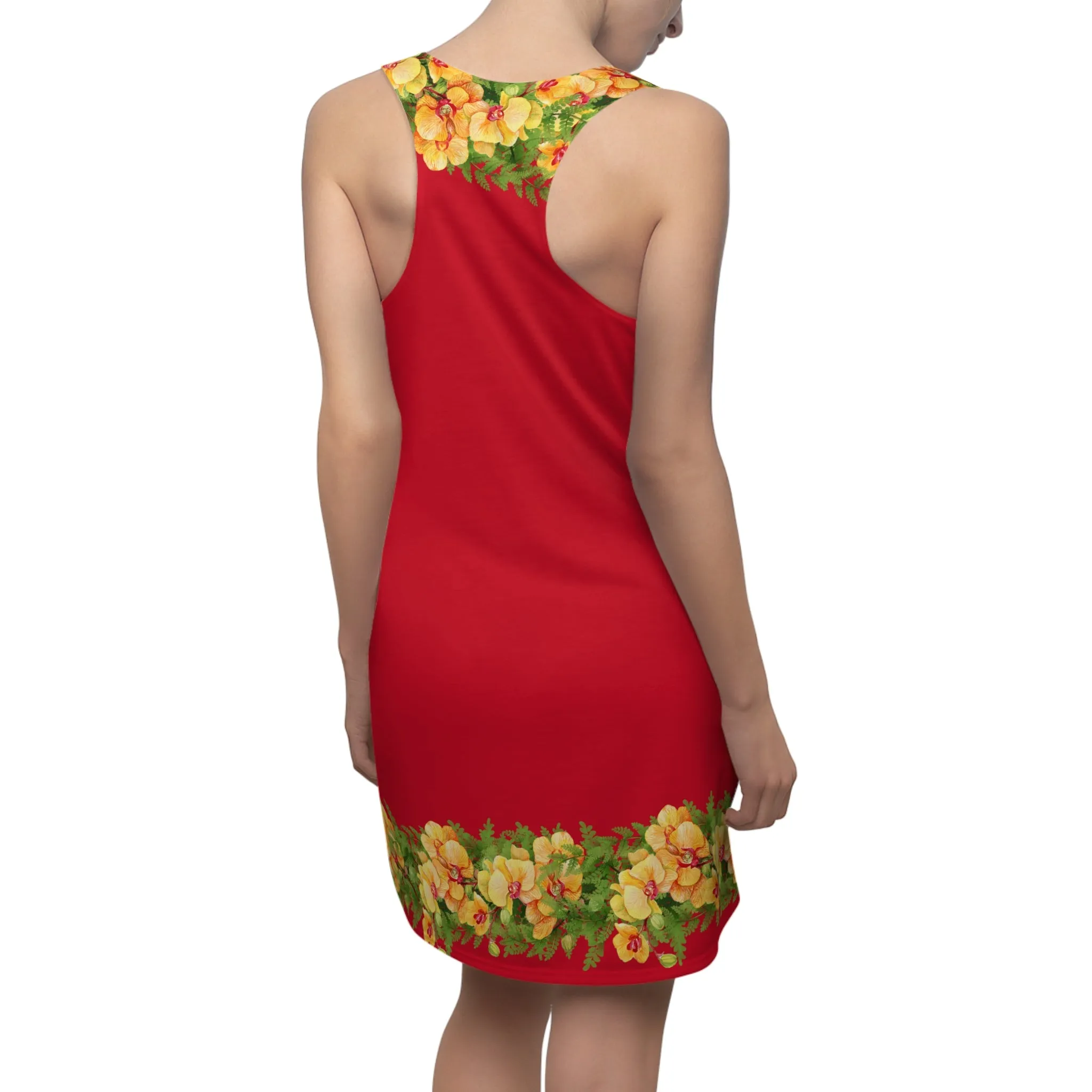 Orchids-Women's Racerback Dress