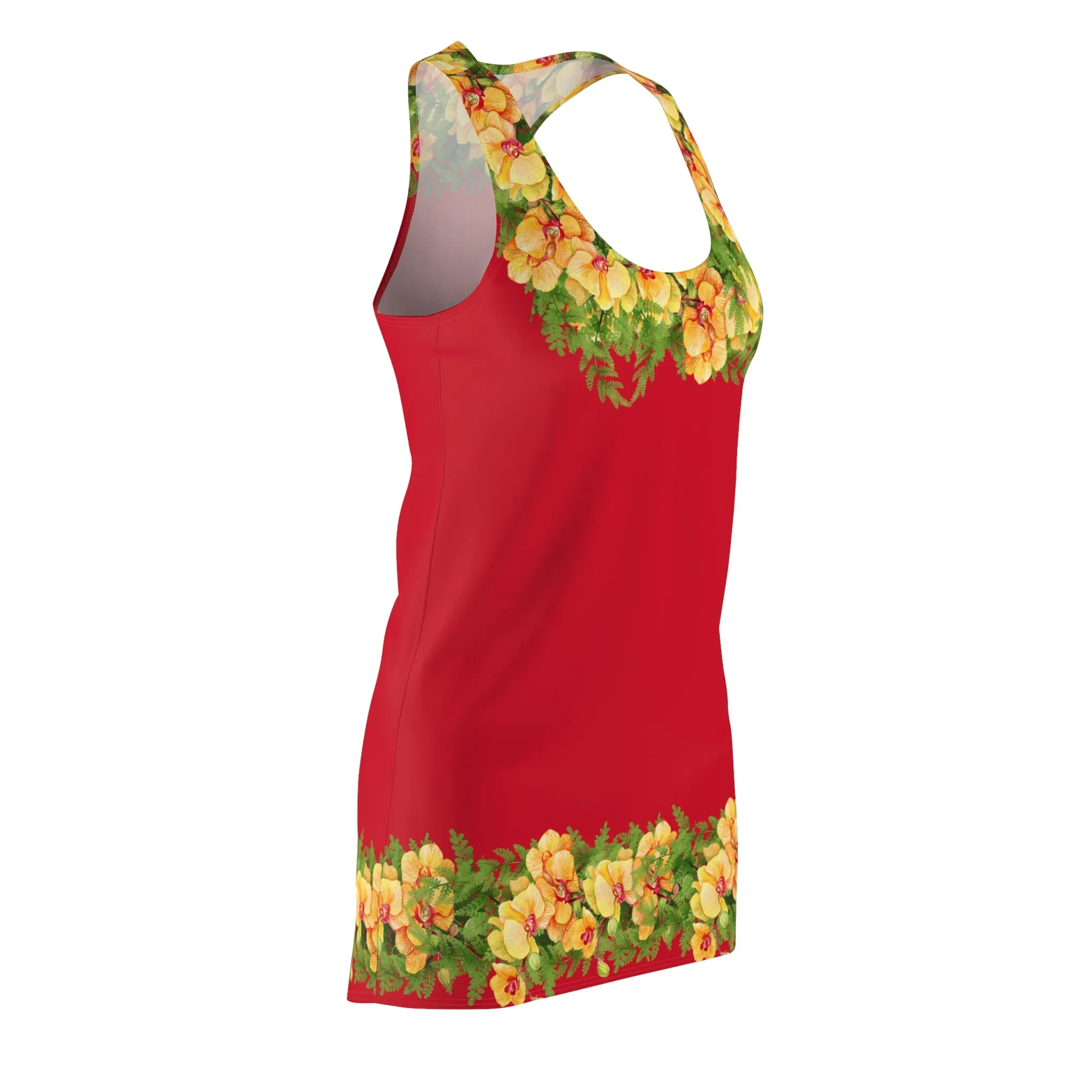 Orchids-Women's Racerback Dress