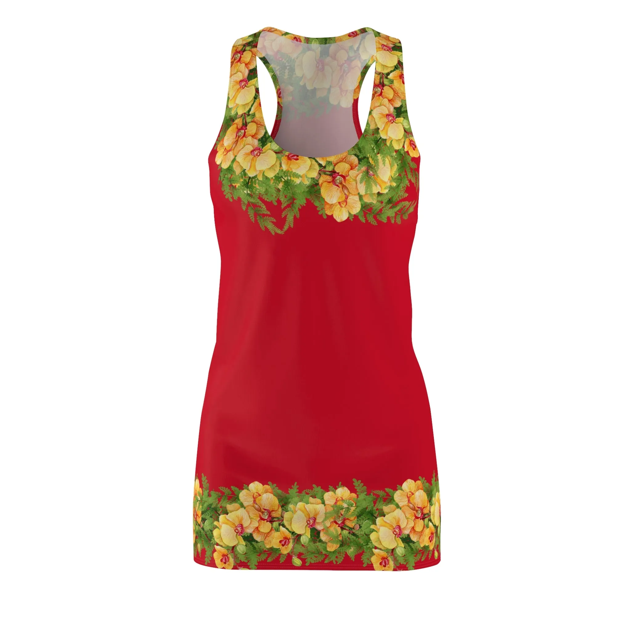 Orchids-Women's Racerback Dress