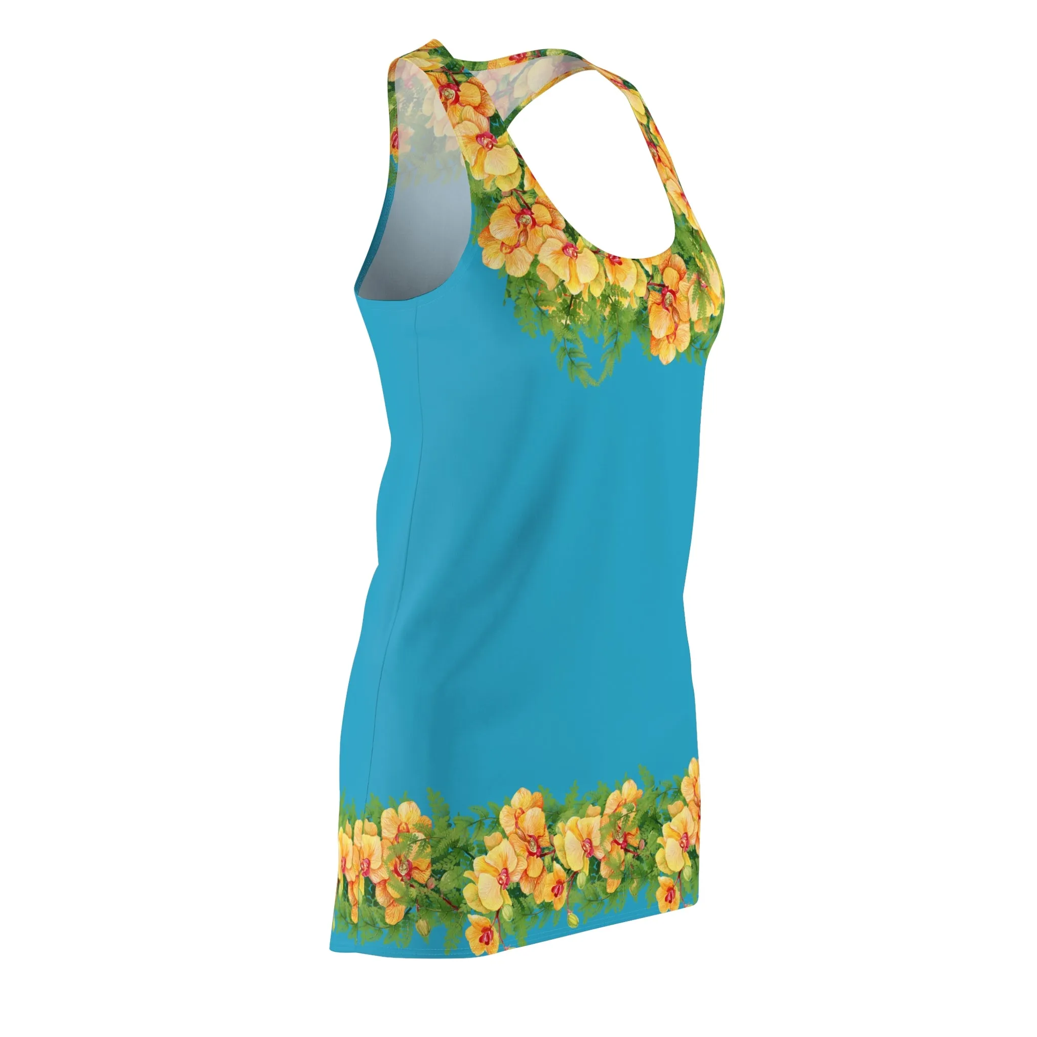 Orchids-Women's Racerback Dress