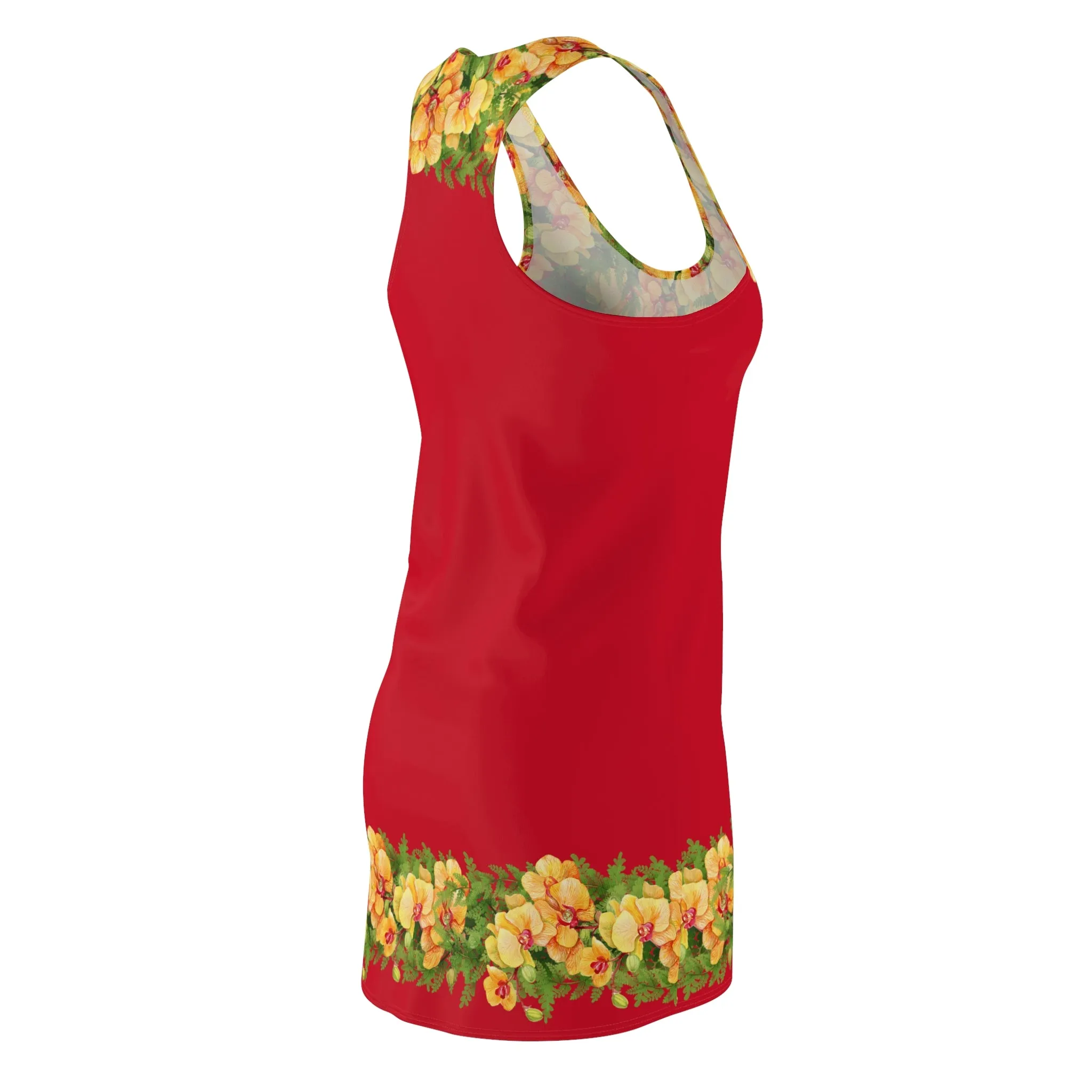 Orchids-Women's Racerback Dress
