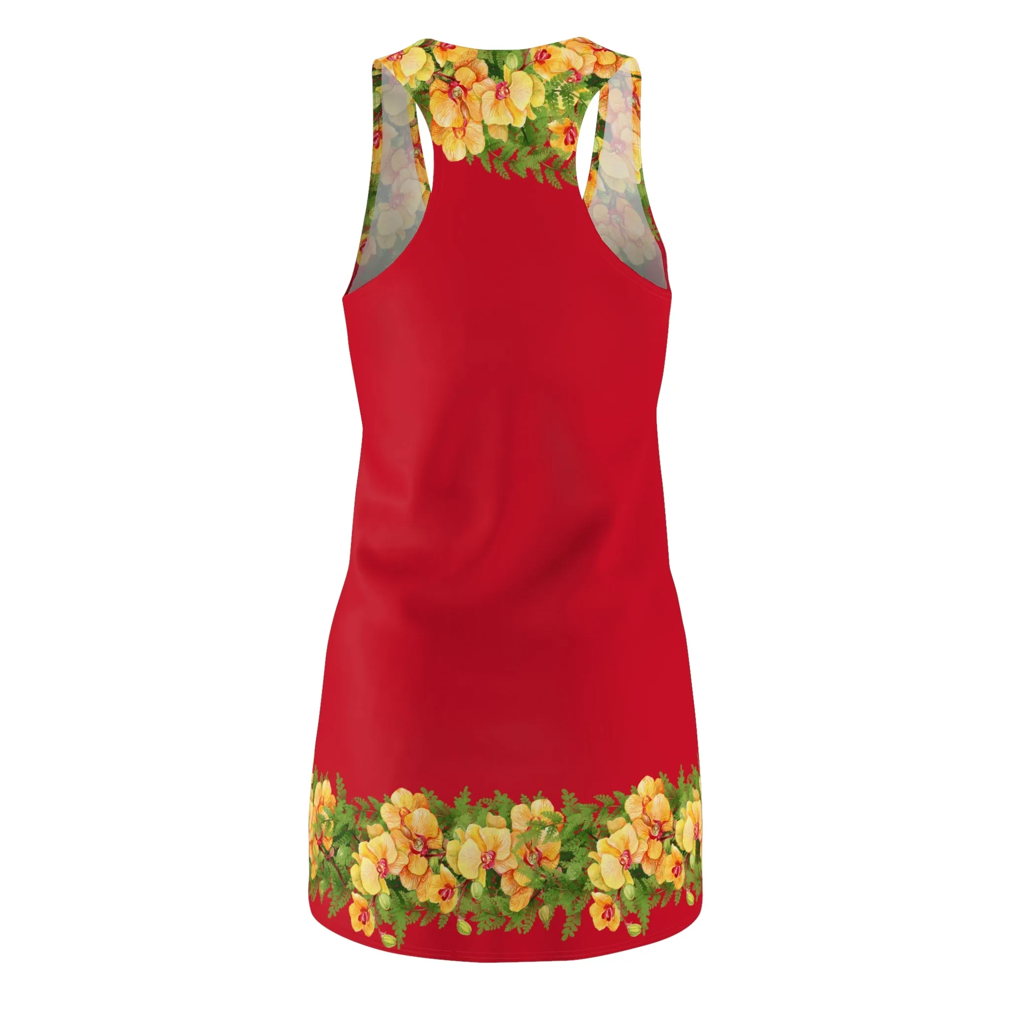Orchids-Women's Racerback Dress