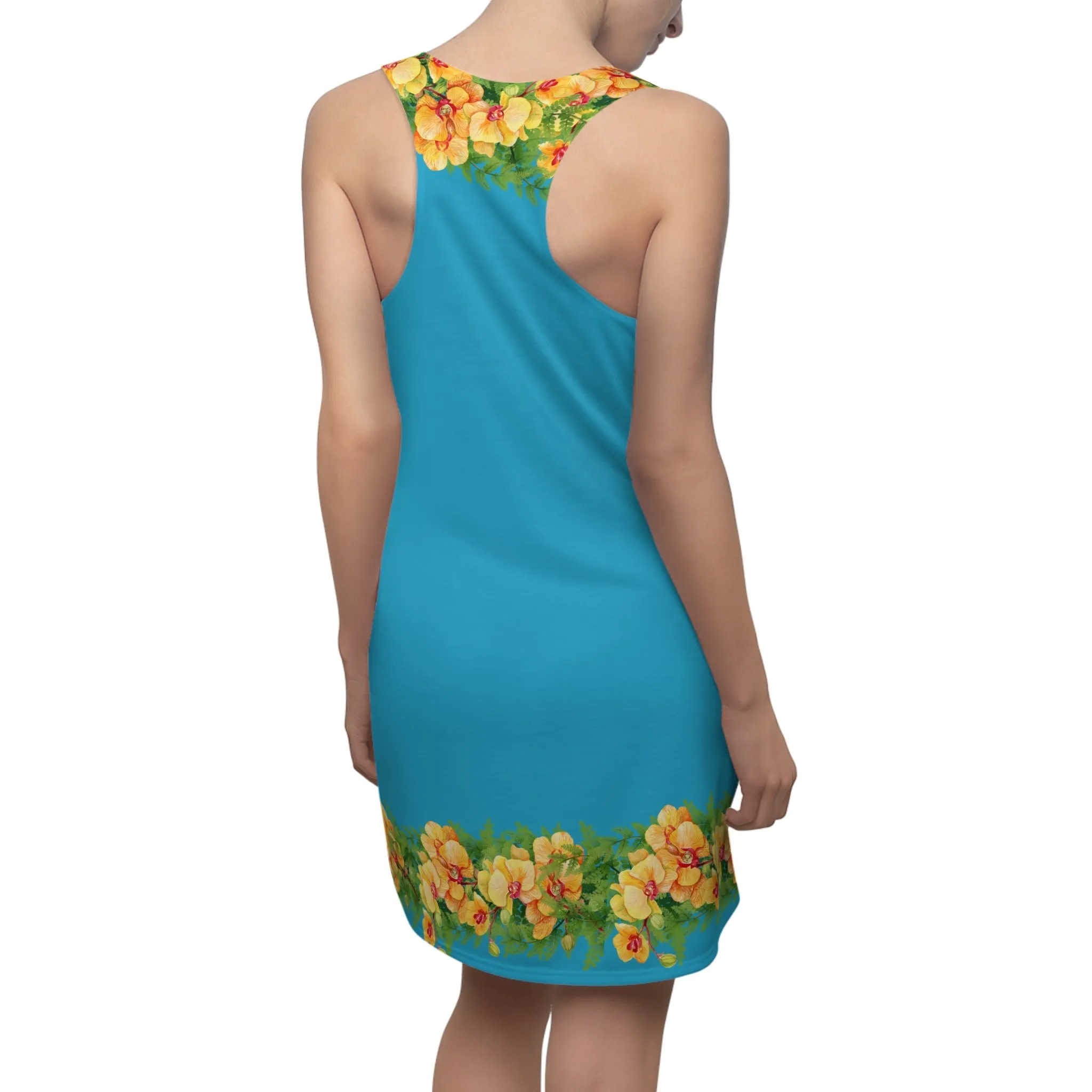 Orchids-Women's Racerback Dress