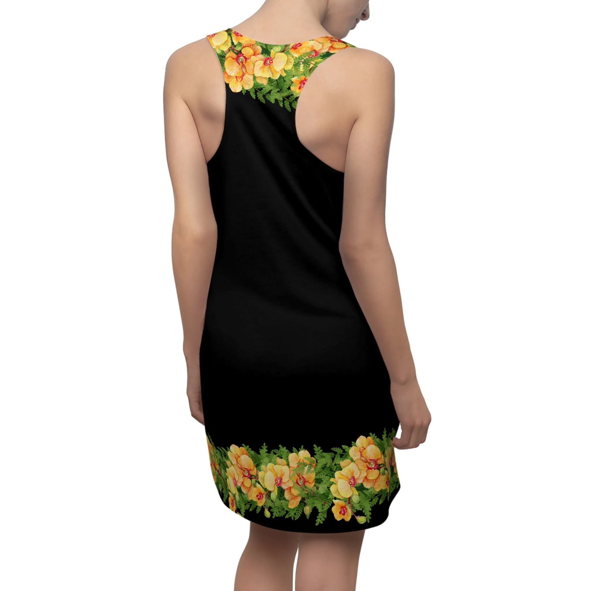 Orchids-Women's Racerback Dress