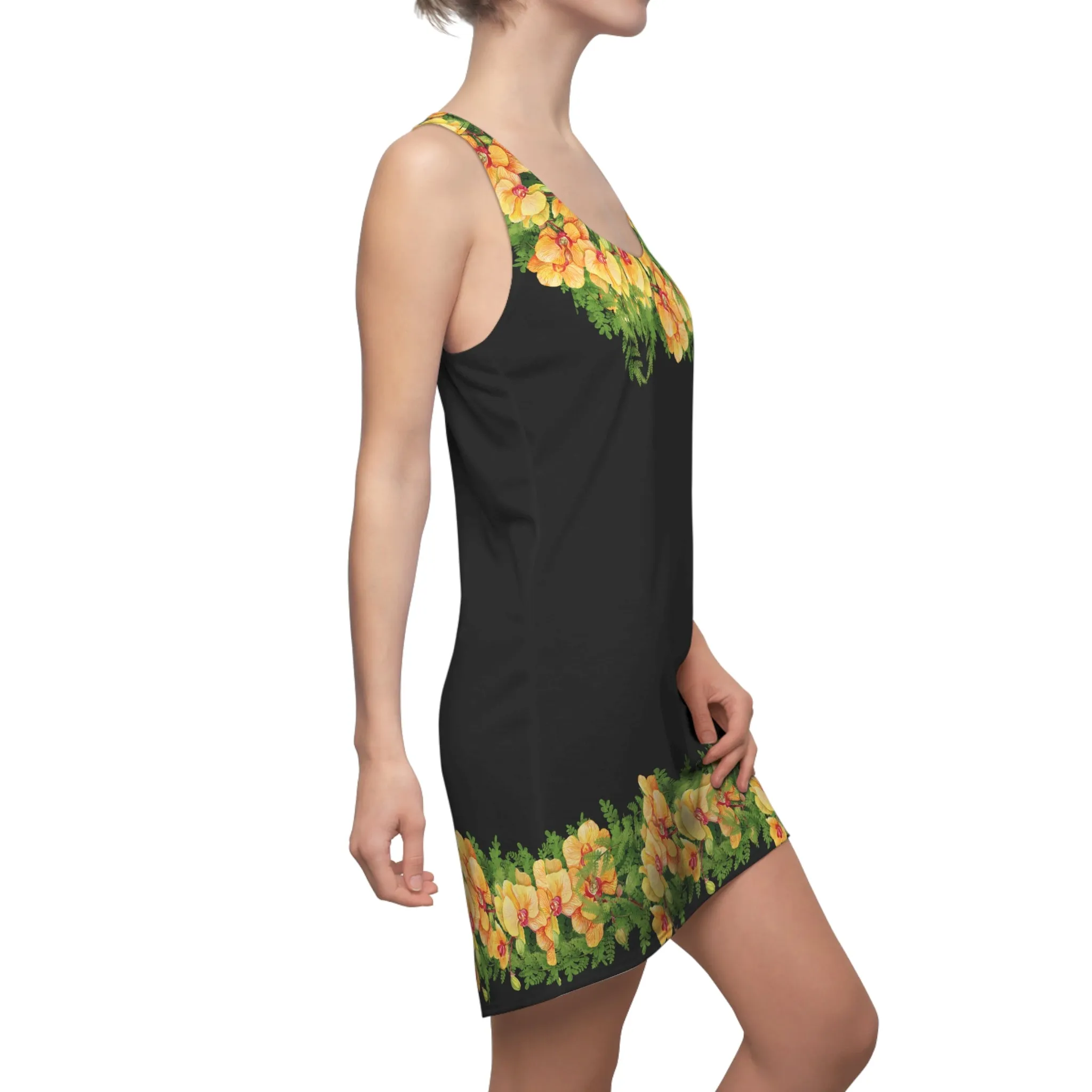 Orchids-Women's Racerback Dress