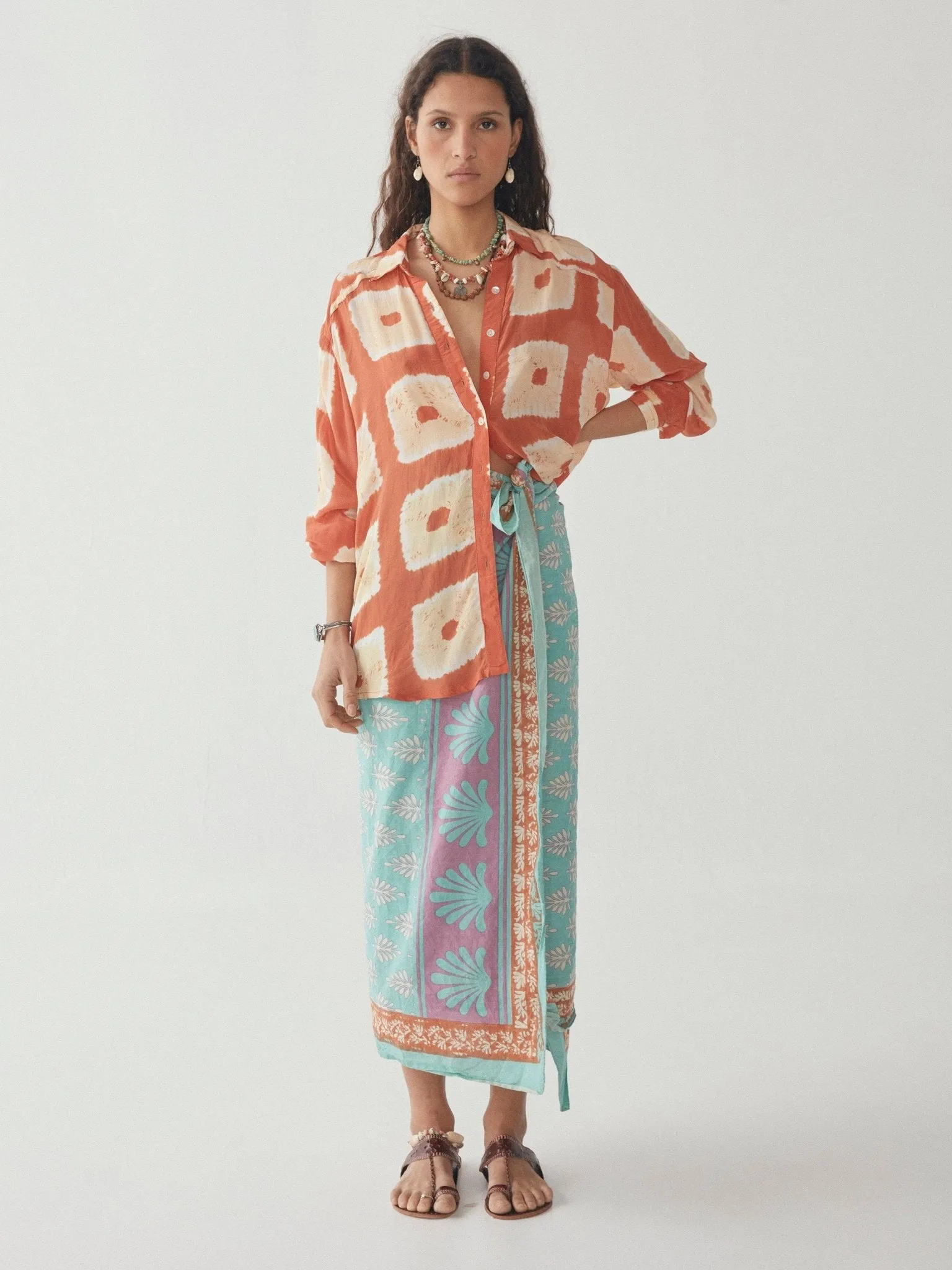 Palmira Blouse - Trapéze Terracota