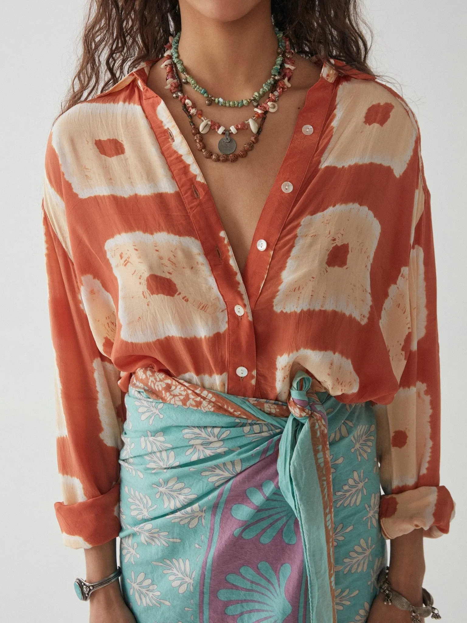 Palmira Blouse - Trapéze Terracota