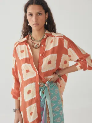 Palmira Blouse - Trapéze Terracota